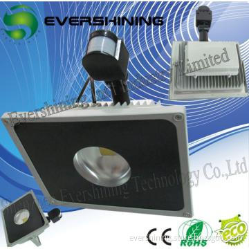 cold white Outdoor flood light led rgb 50w small angle light